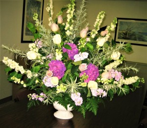 Altar Arrangement Purple