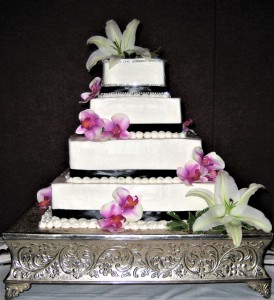 Cake Flowers Roses & Lilies 