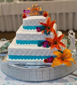 Cake Flowers Silk Lilies 