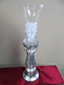 Custom Made Silver Candlestick Rentals