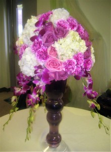 Elegance with Orchids Draping