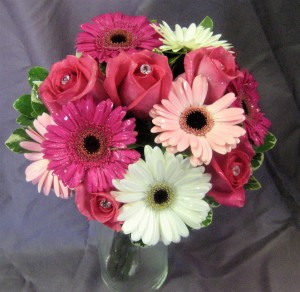 Gerber Daisy & Roses 