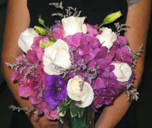 Purple Hydrangea Bouquet