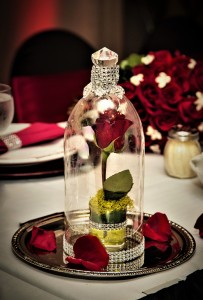 Rose in Jeweled Dome