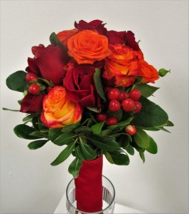 Roses & Hypericum berries