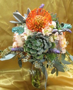 Unique Succulent & Potea Bouquet